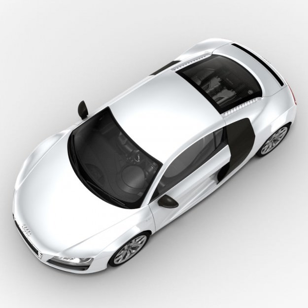 Audi R8 V10 2010 3D model_2