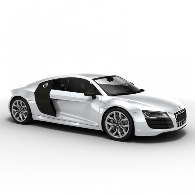 Audi R8 V10 2010 3D model_4