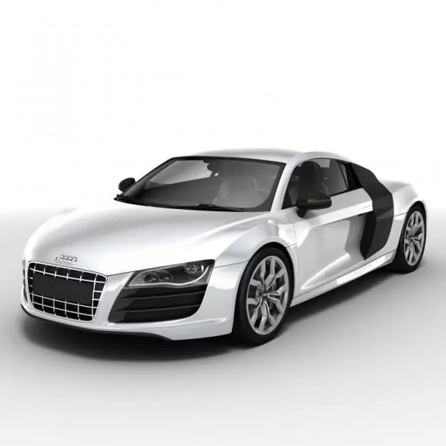 Audi R8 V10 2010 3D model_0
