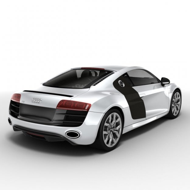 Audi R8 V10 2010 3D model_1