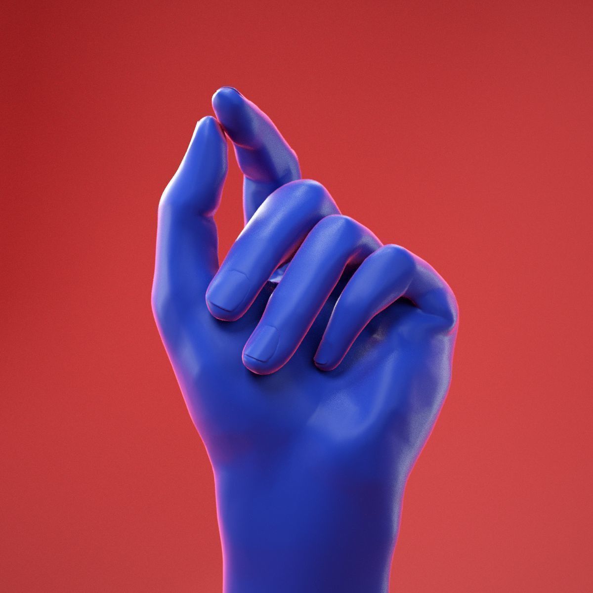 Male Hand 10 3D model_10