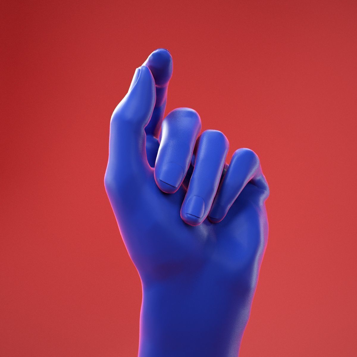 Male Hand 10 3D model_11