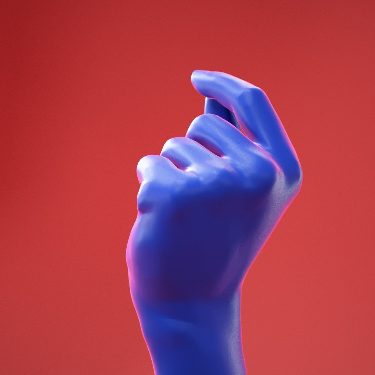 Male Hand 10 3D model_6