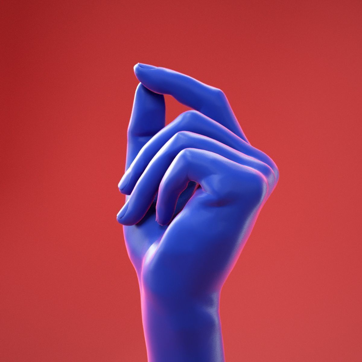 Male Hand 10 3D model_8