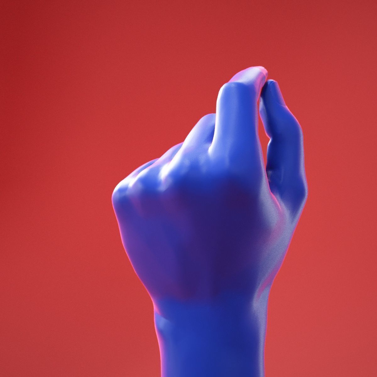 Male Hand 10 3D model_4