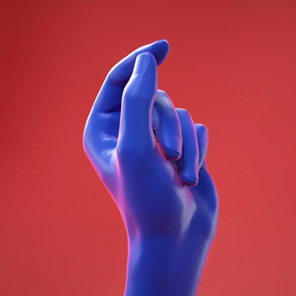 Male Hand 10 3D model_0