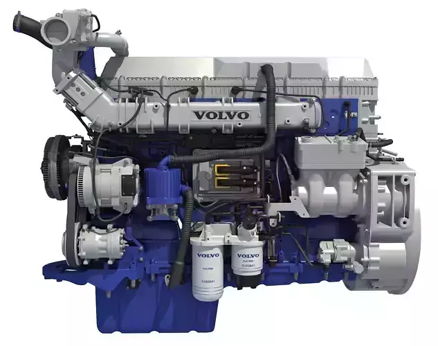 Volvo Powertrain D13 Engine 3D model