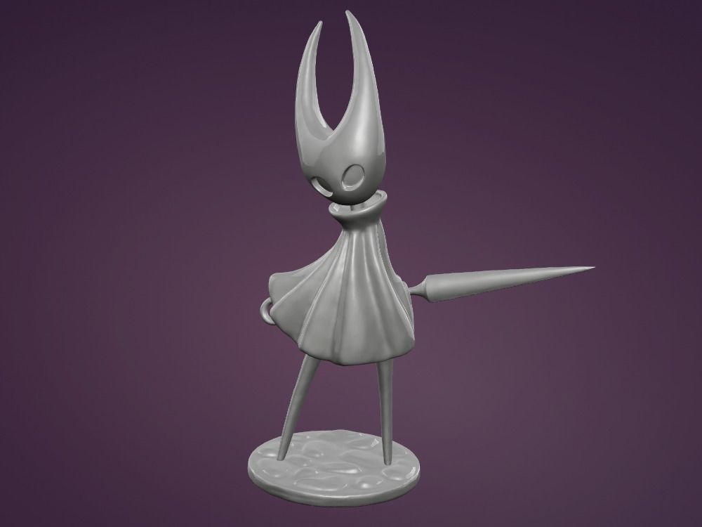 Hollow Knight - Hornet figure - 3D print model_1