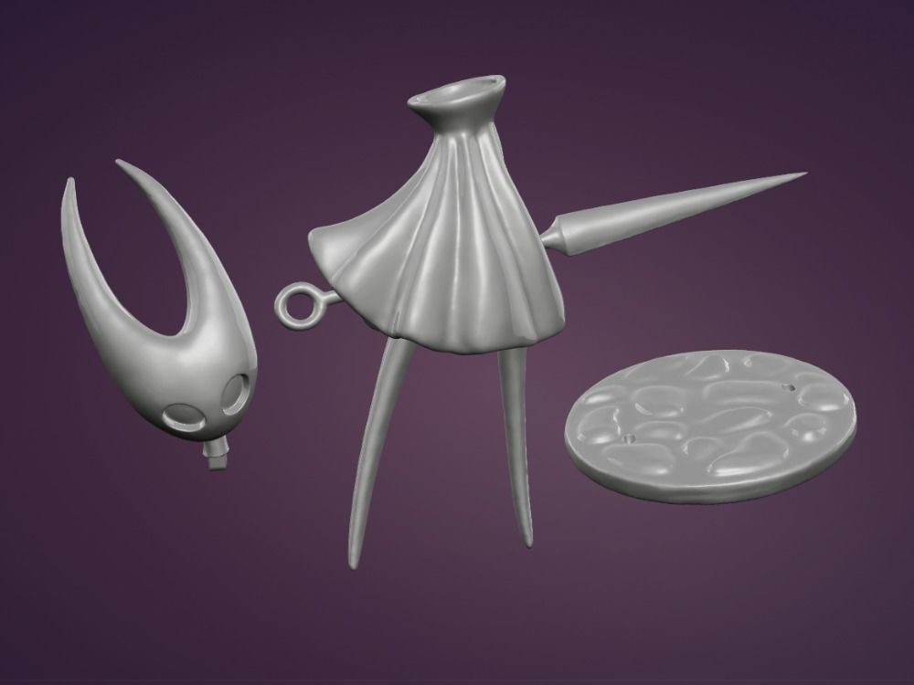 Hollow Knight - Hornet figure - 3D print model_7