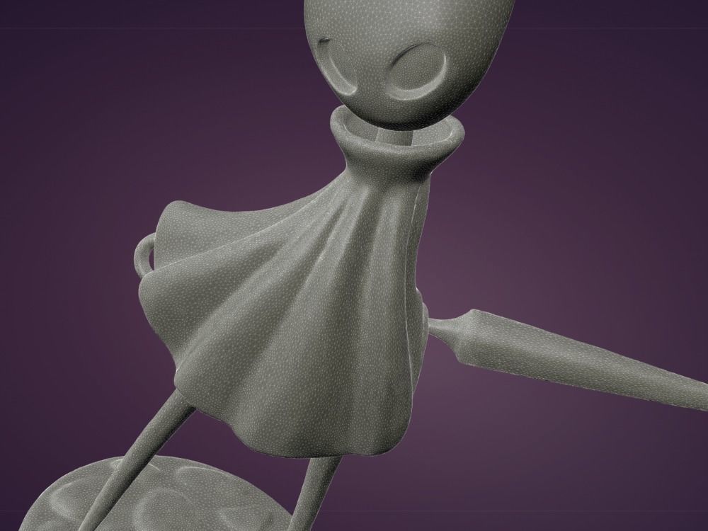 Hollow Knight - Hornet figure - 3D print model_6