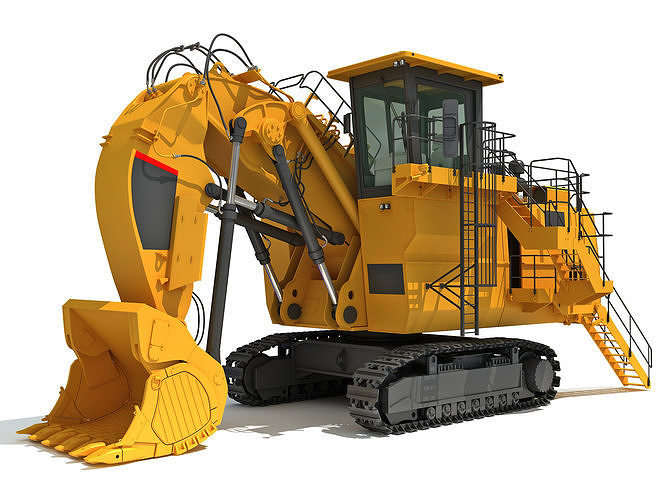 Mining Excavator 3D model