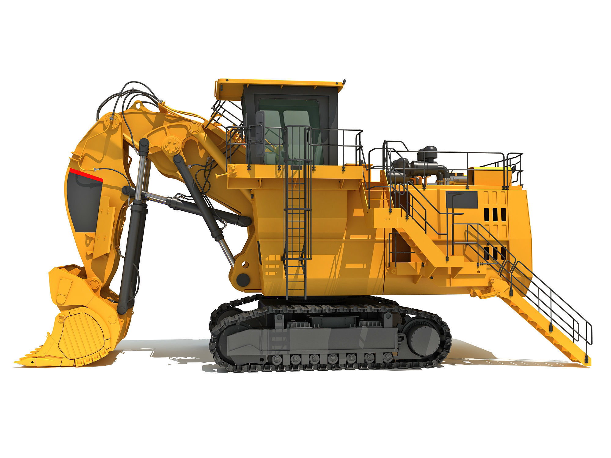 Mining Excavator 3D model_1