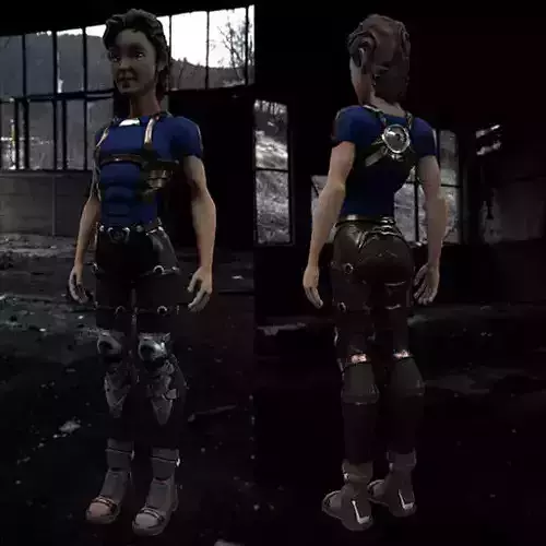 Helix resident evil - female character