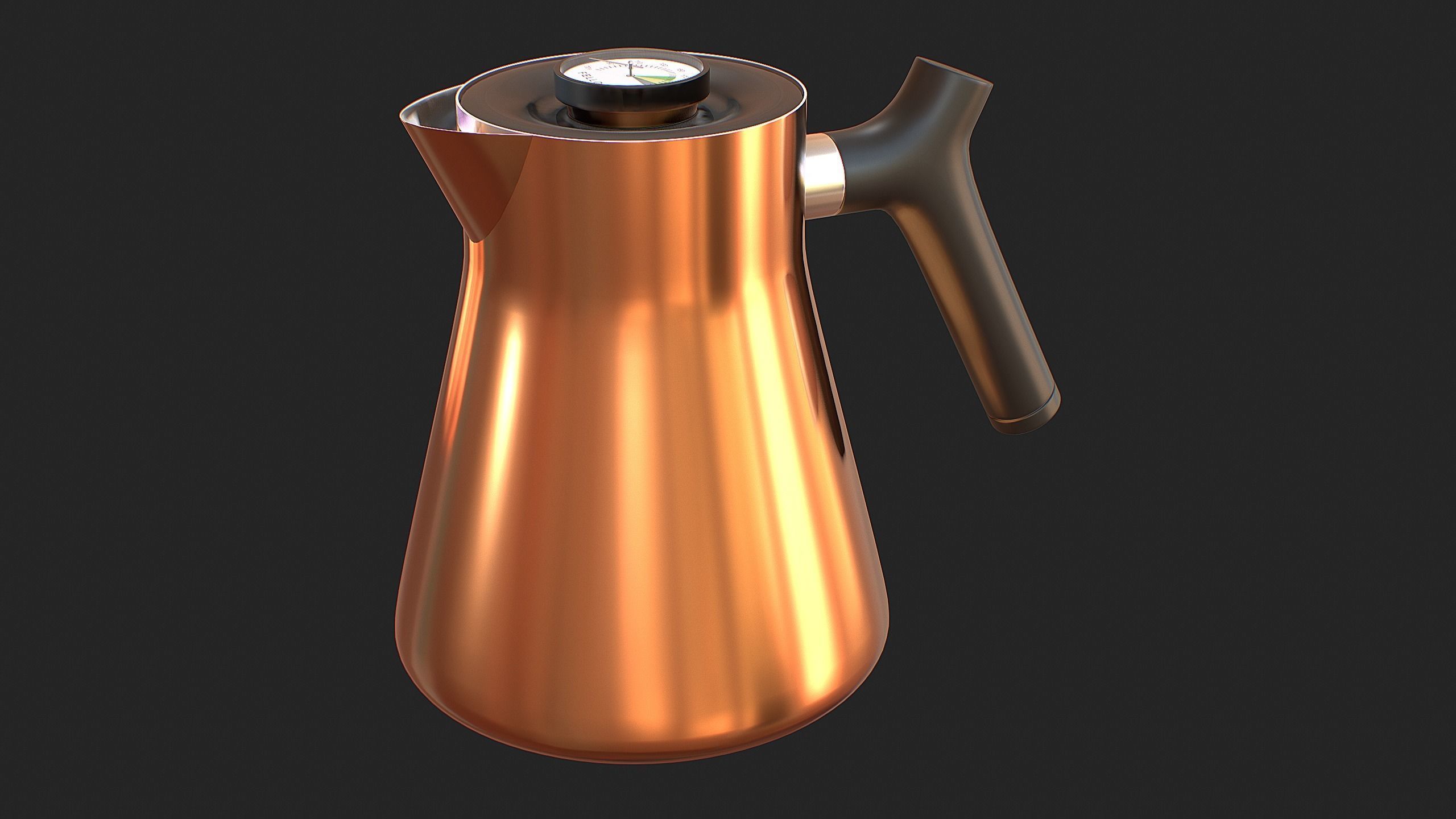 Fellow Raven Stovetop Tea Kettle 3D model CGTrader