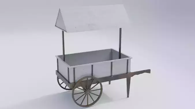 Wooden cart - Market cart