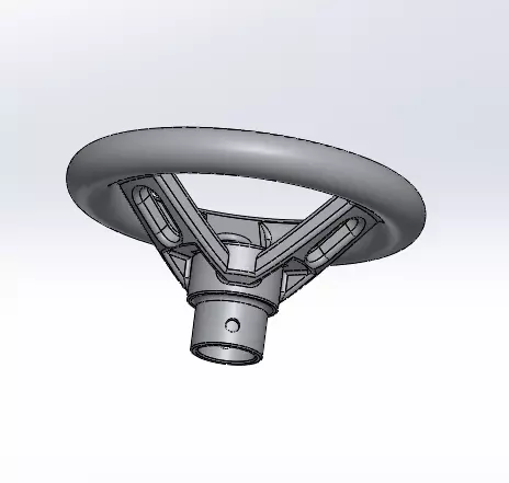 Steering Wheel for a toy claas tractor with pedals 3D print model