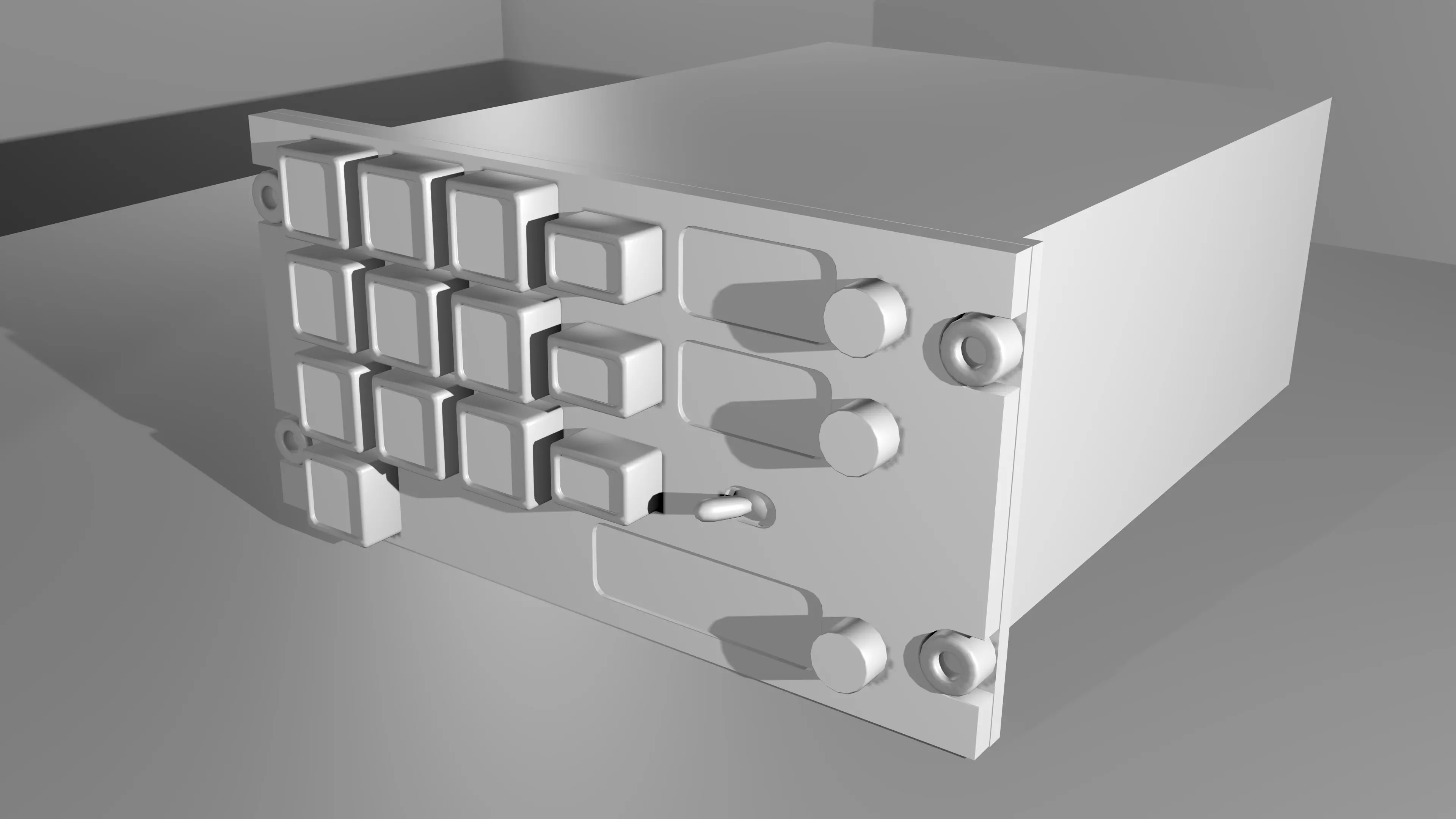 JA37 Viggen Radio Free 3D model