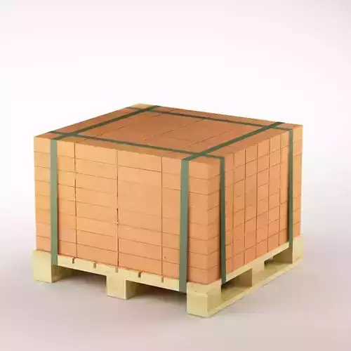 Bricks on the pallet 01