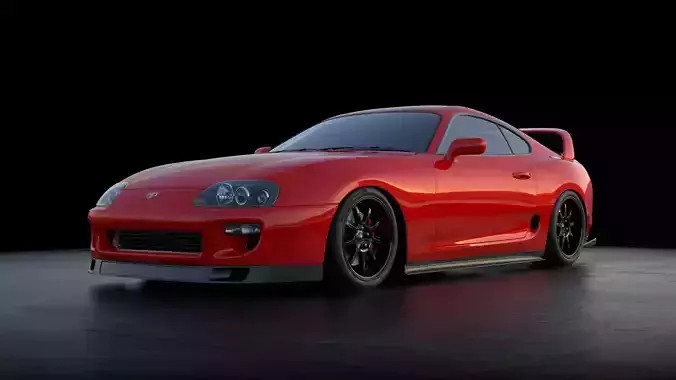 toyota supra MK4 1998 3D model
