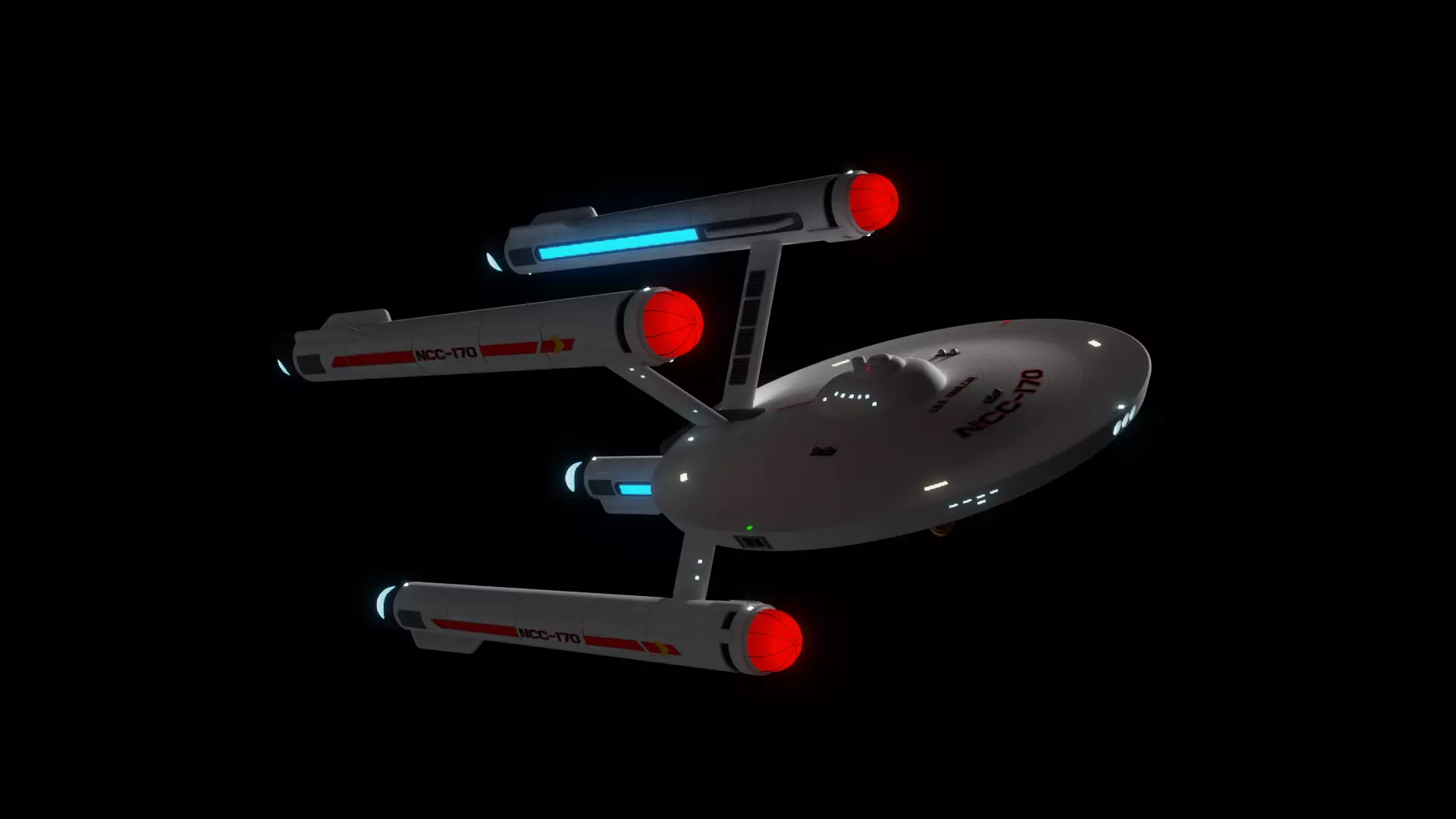 Hamilcar Class Cruiser Free 3D model_0