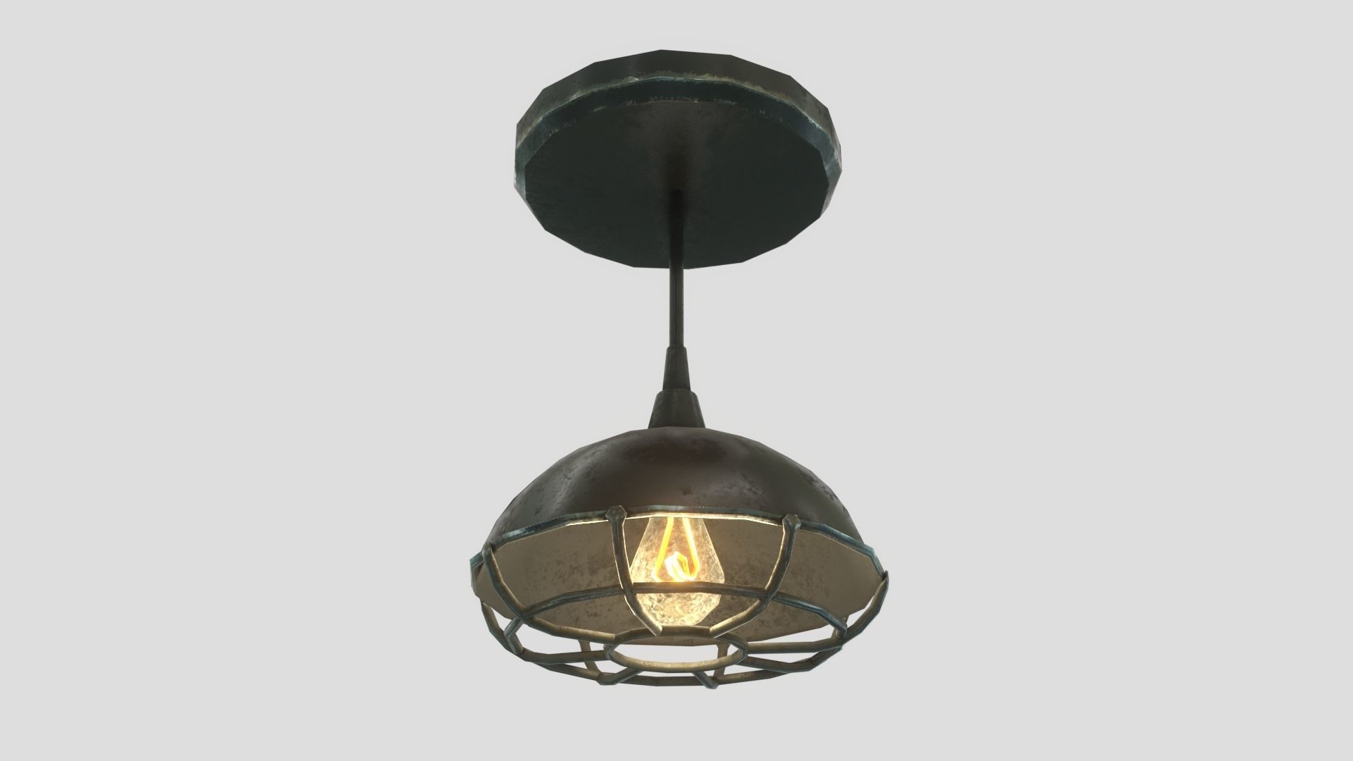 Low Poly Vintage Modular Morgue With PBR Materials Low-poly 3D model_24