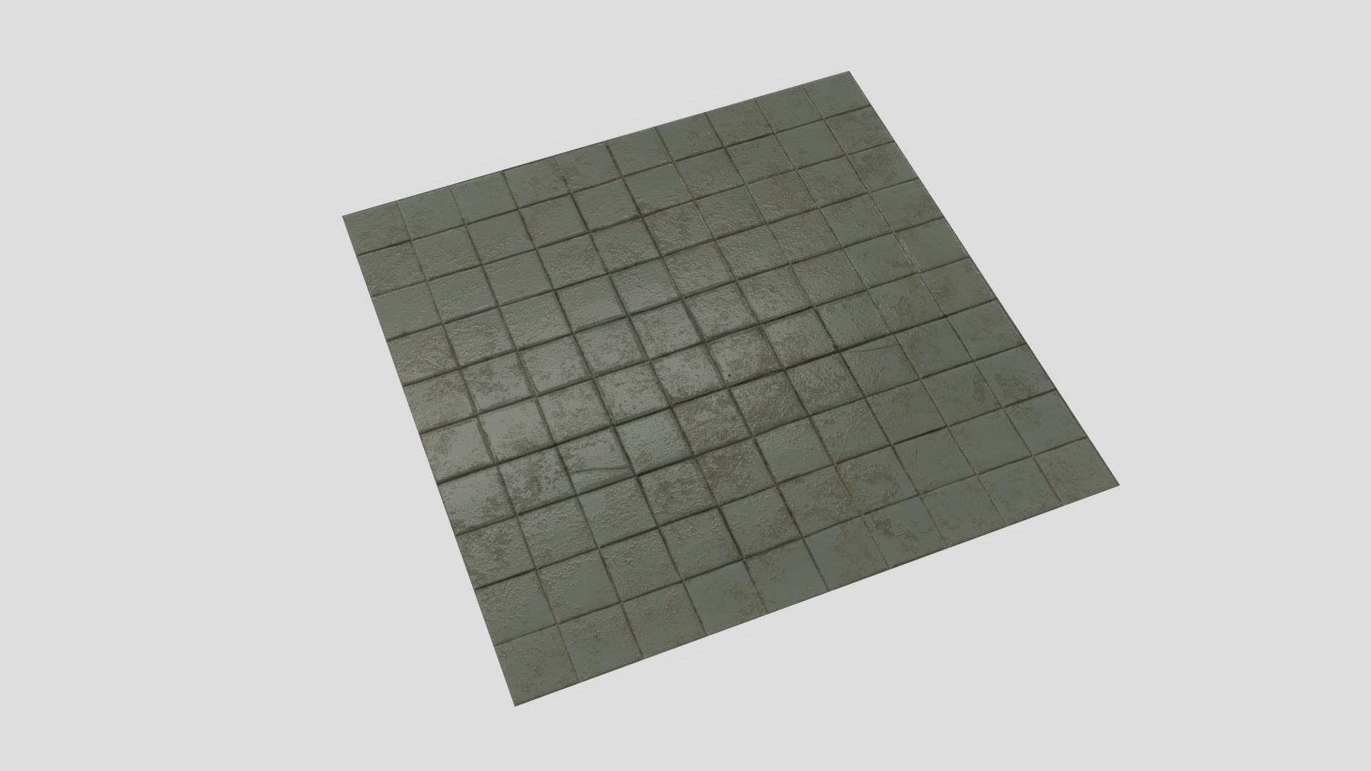 Low Poly Vintage Modular Morgue With PBR Materials Low-poly 3D model_3