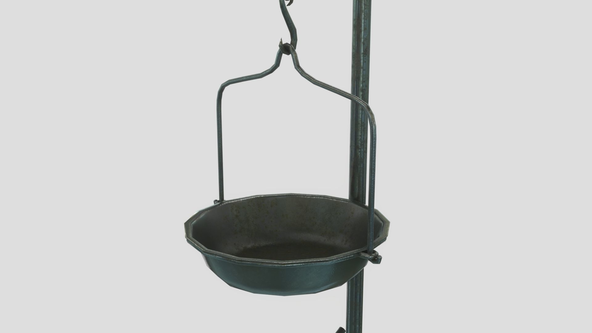 Low Poly Vintage Modular Morgue With PBR Materials Low-poly 3D model_28