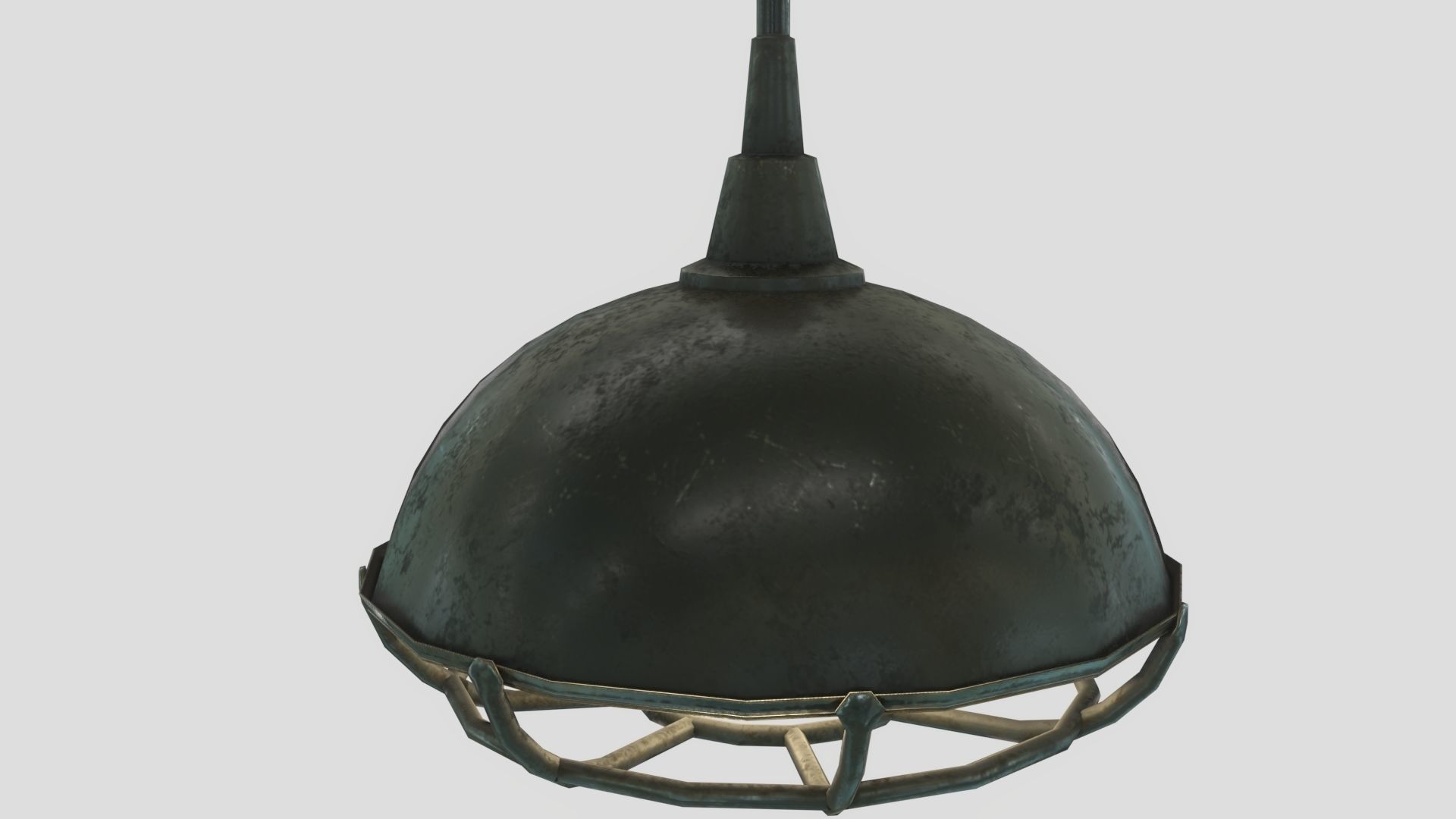 Low Poly Vintage Modular Morgue With PBR Materials Low-poly 3D model_25