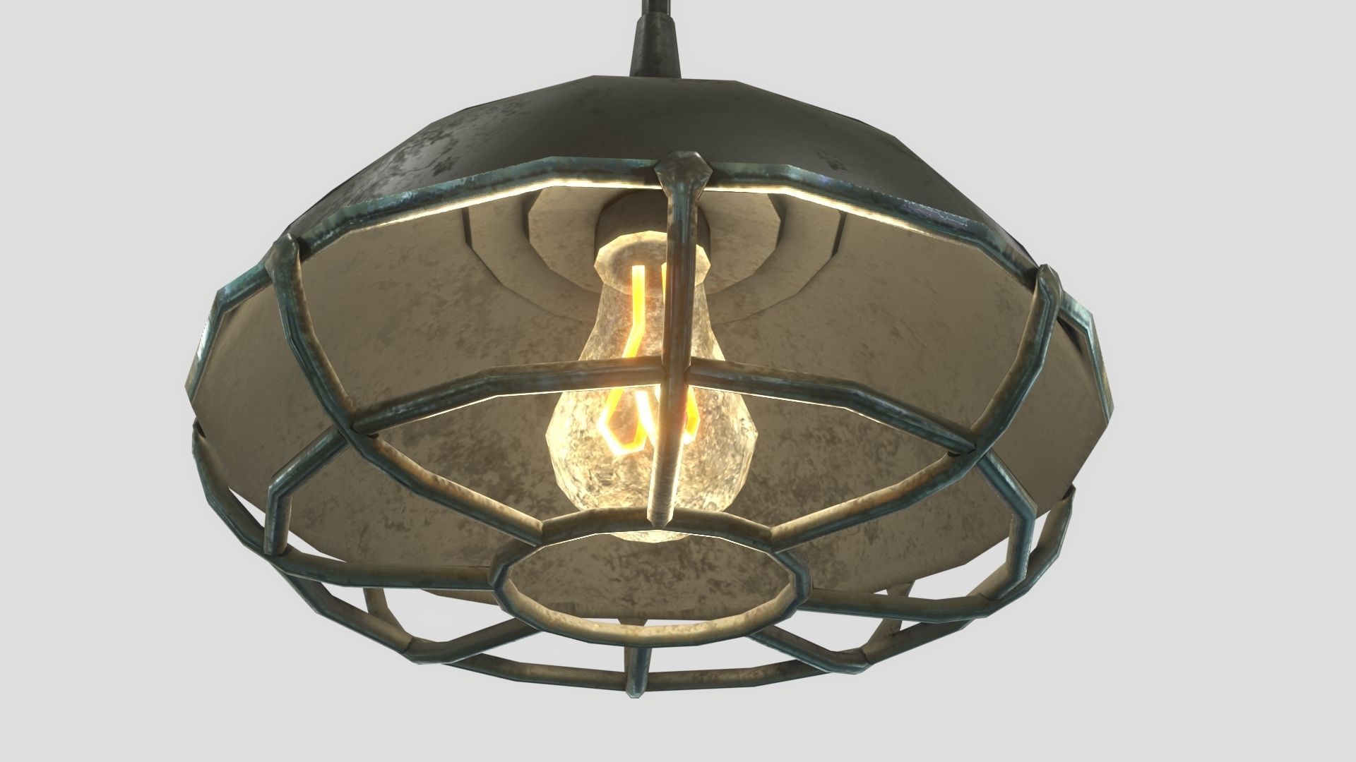 Low Poly Vintage Modular Morgue With PBR Materials Low-poly 3D model_26