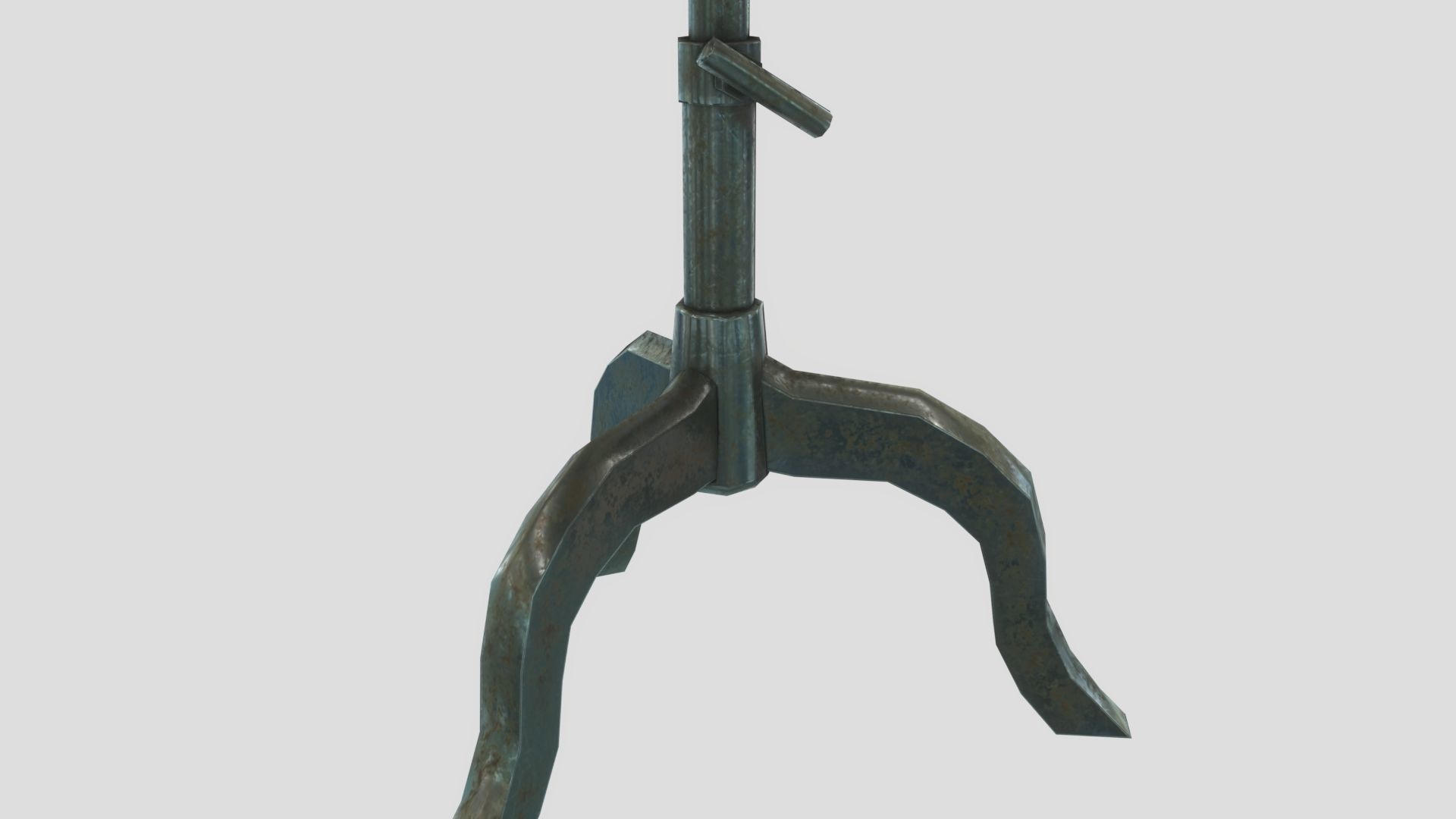 Low Poly Vintage Modular Morgue With PBR Materials Low-poly 3D model_36