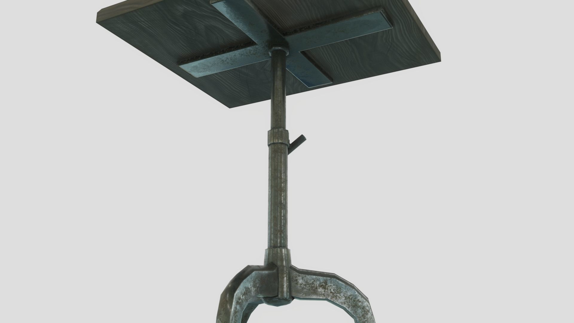 Low Poly Vintage Modular Morgue With PBR Materials Low-poly 3D model_39