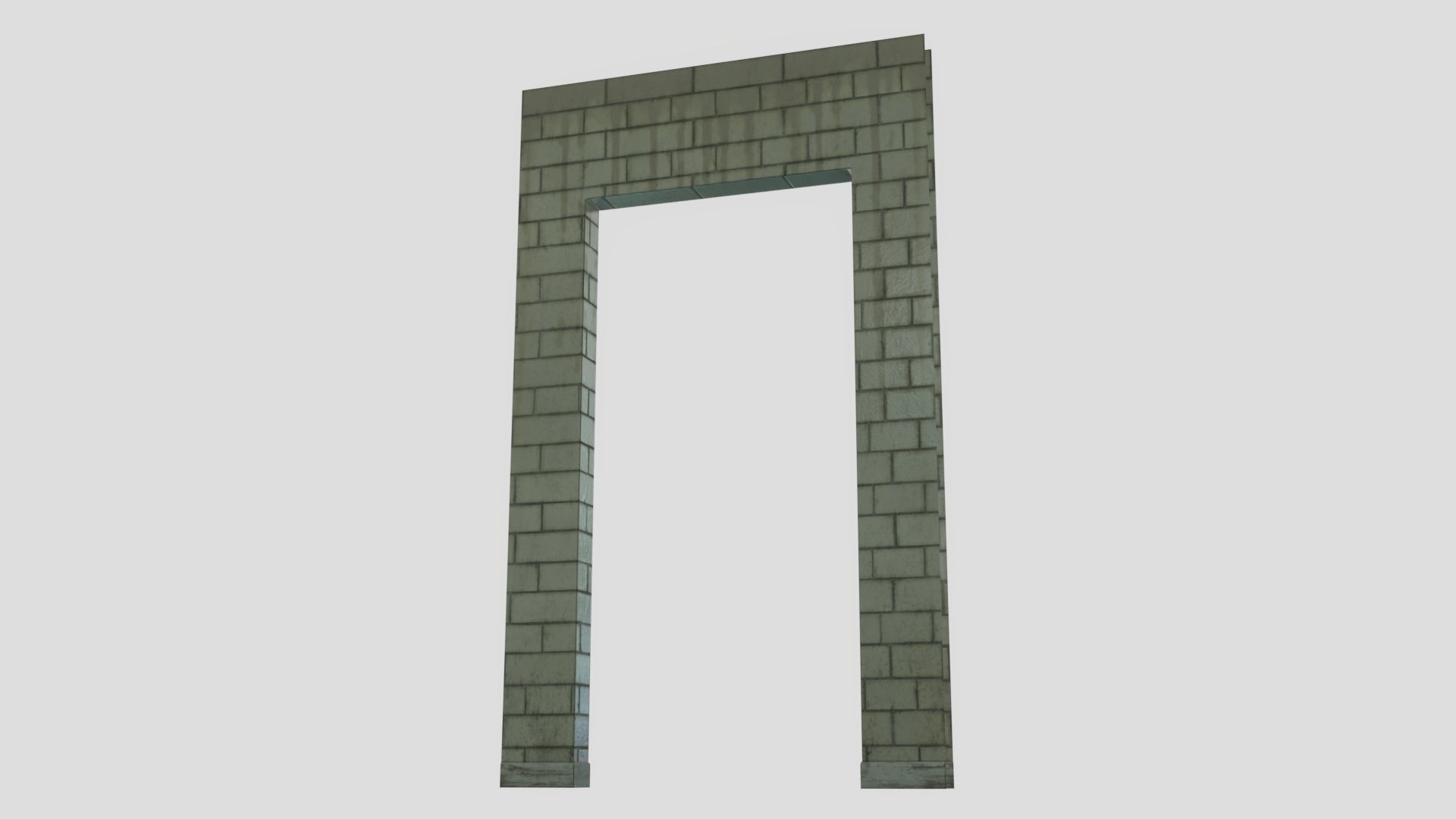 Low Poly Vintage Modular Morgue With PBR Materials Low-poly 3D model_6