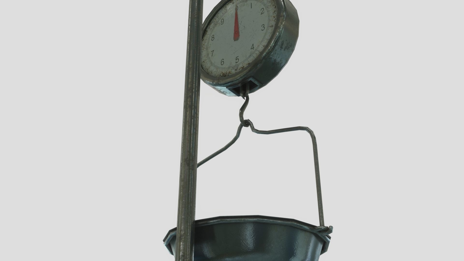 Low Poly Vintage Modular Morgue With PBR Materials Low-poly 3D model_30