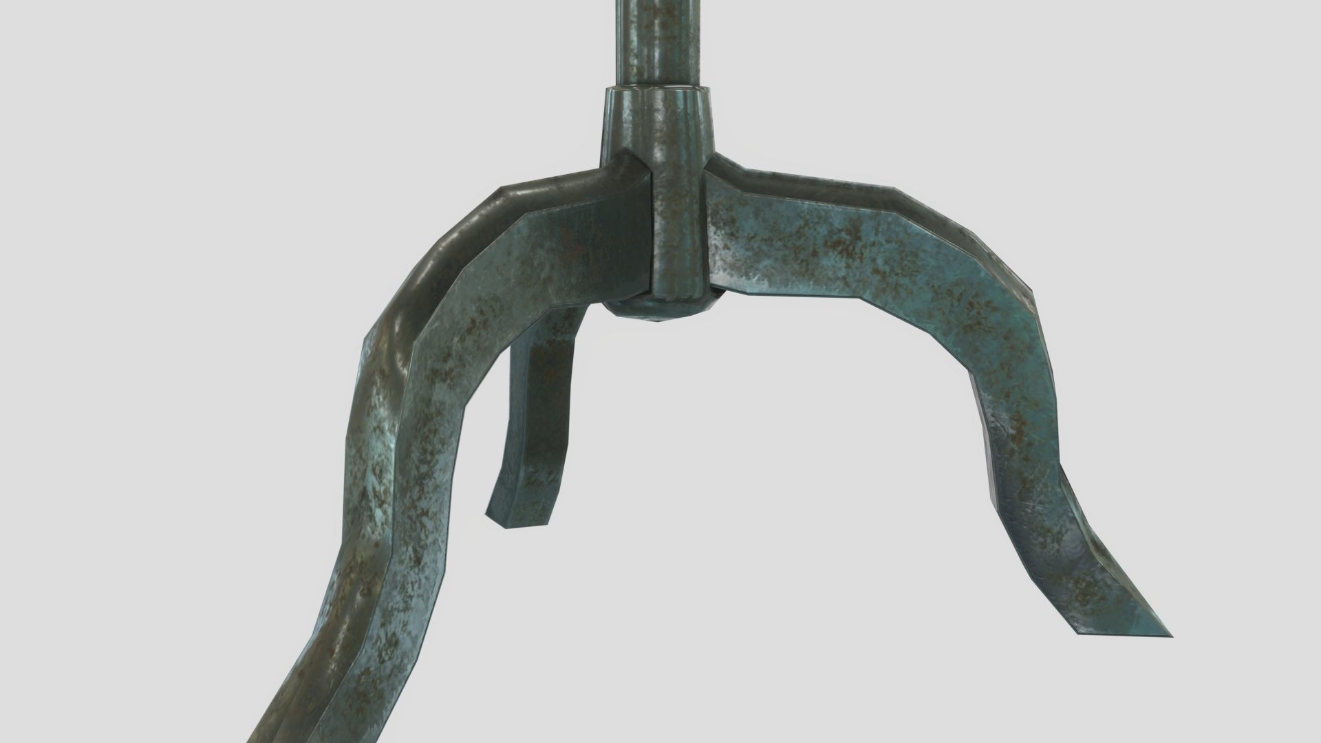 Low Poly Vintage Modular Morgue With PBR Materials Low-poly 3D model_40