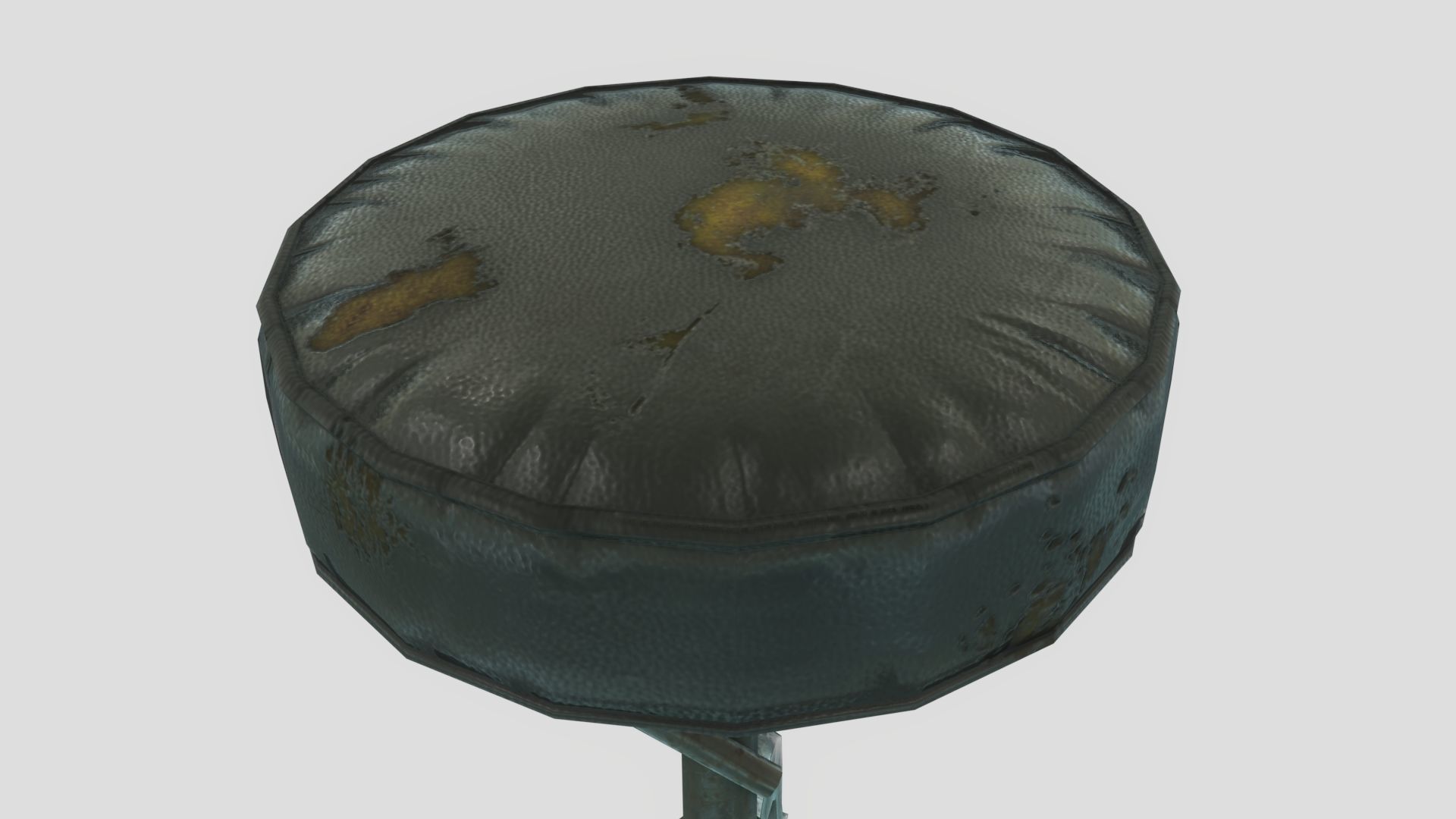 Low Poly Vintage Modular Morgue With PBR Materials Low-poly 3D model_34