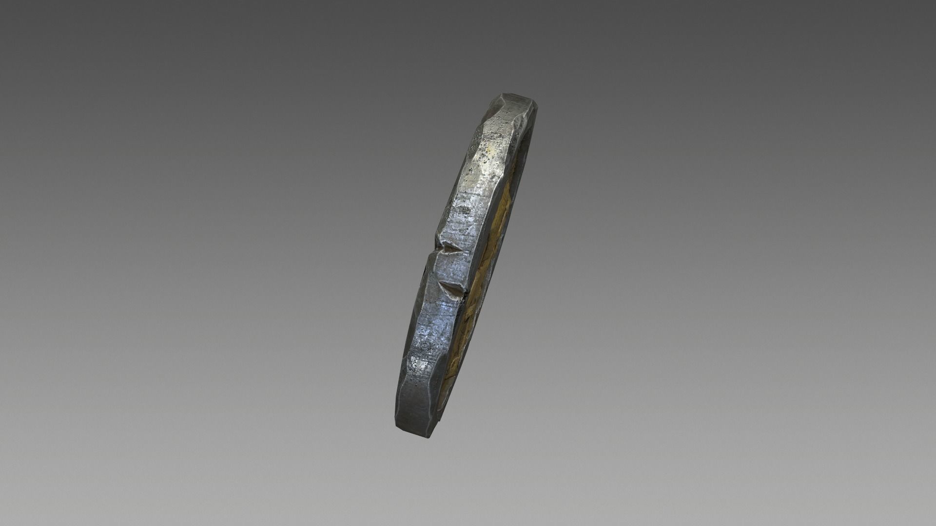 Pirate Coin Low-poly 3D model_16