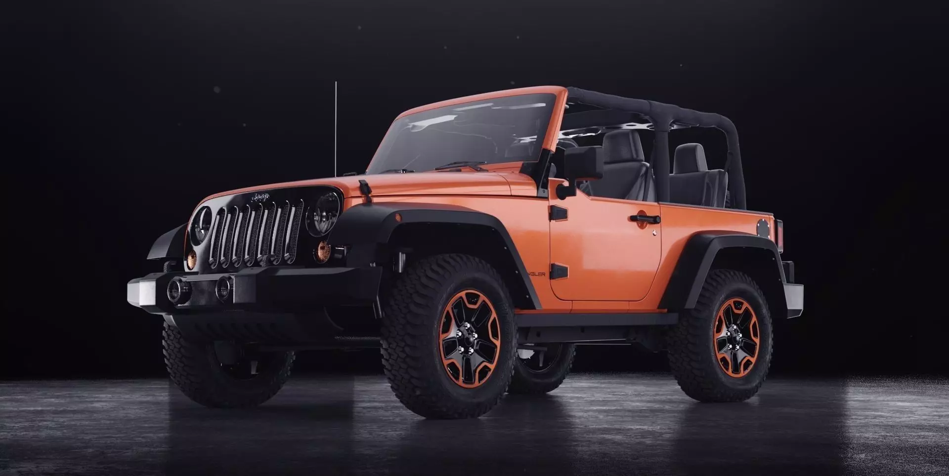 Jeep Wrangler Willis Wheeler 2014 3D model