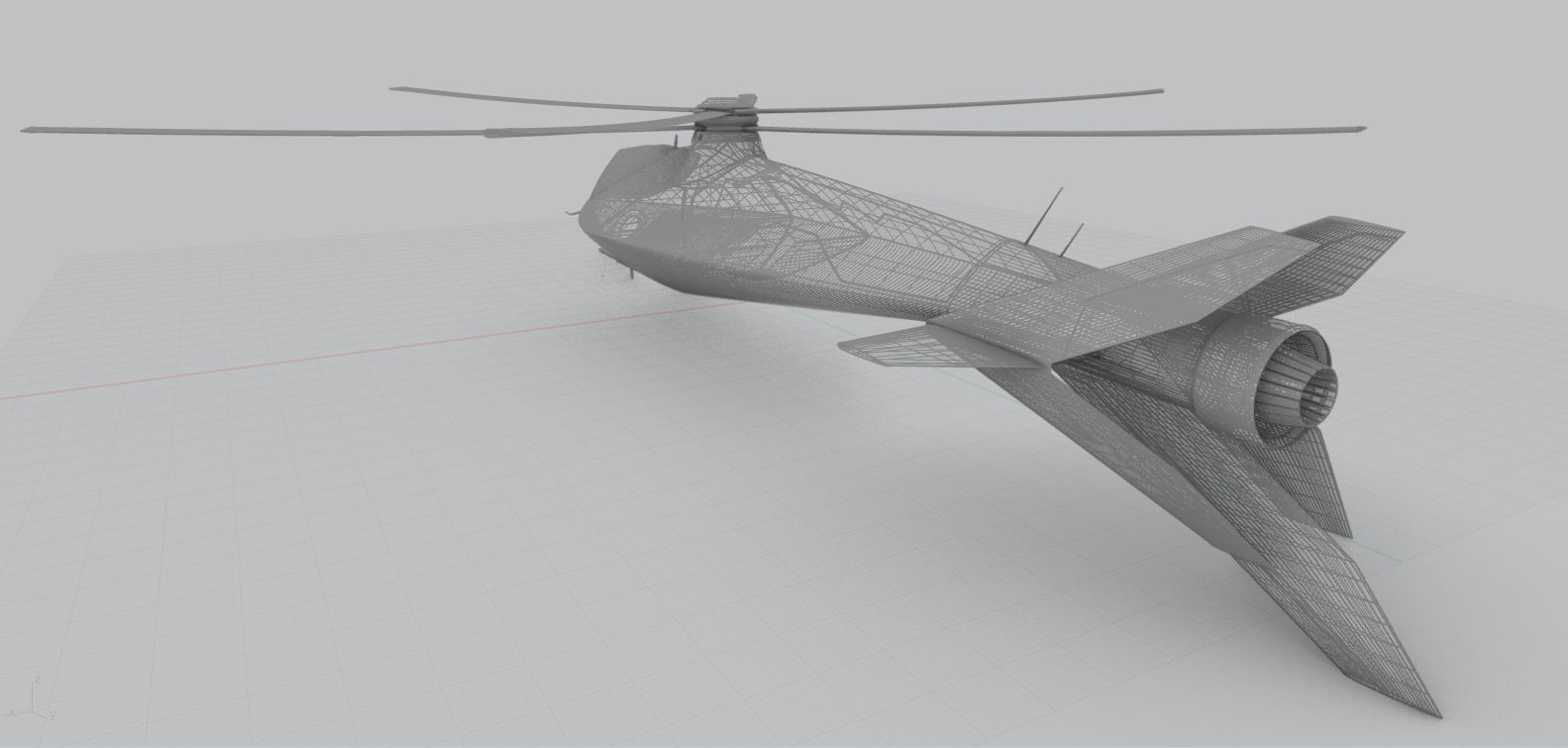 F35 C0MANCHE C0NCEPT Low-poly 3D model_6