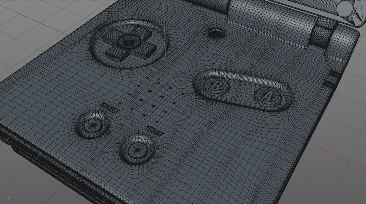 Gameboy Advance SP free 3D model | CGTrader