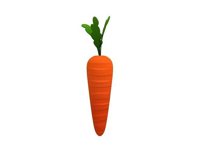 Carrot 3D model 3