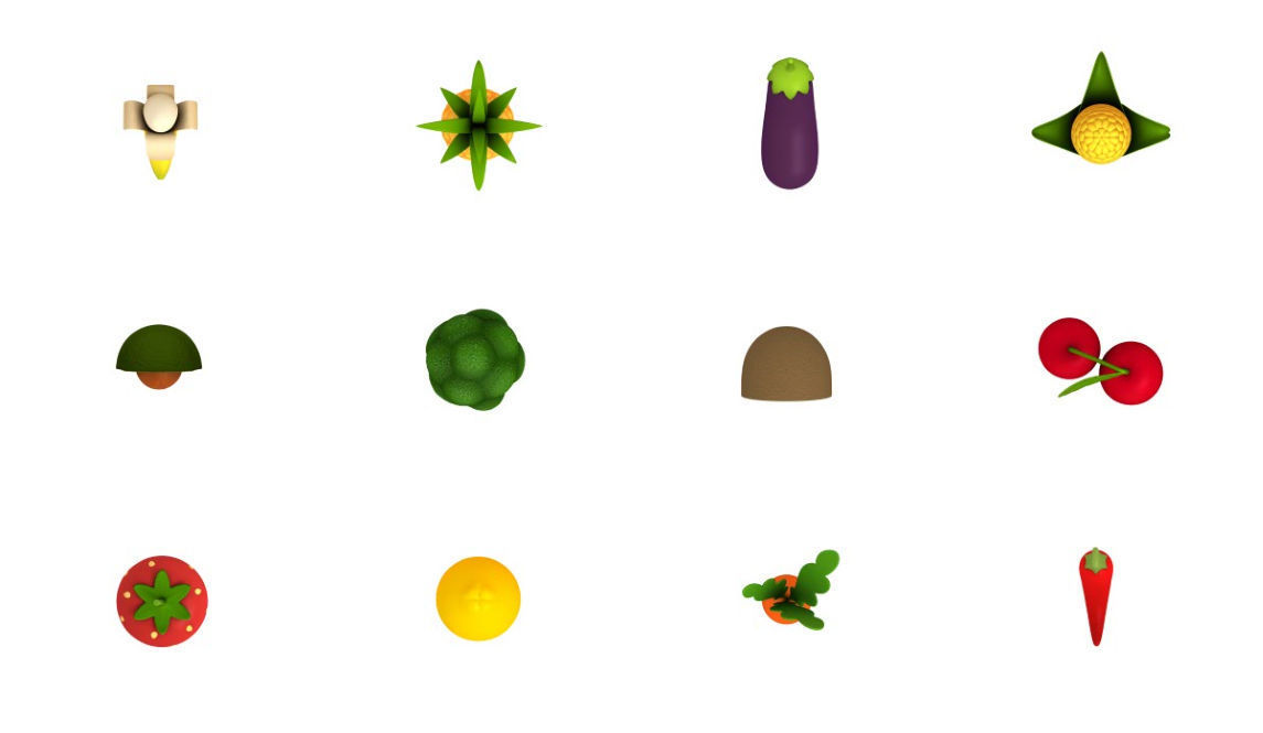 Cartoon Food Pack 4  3D model_17