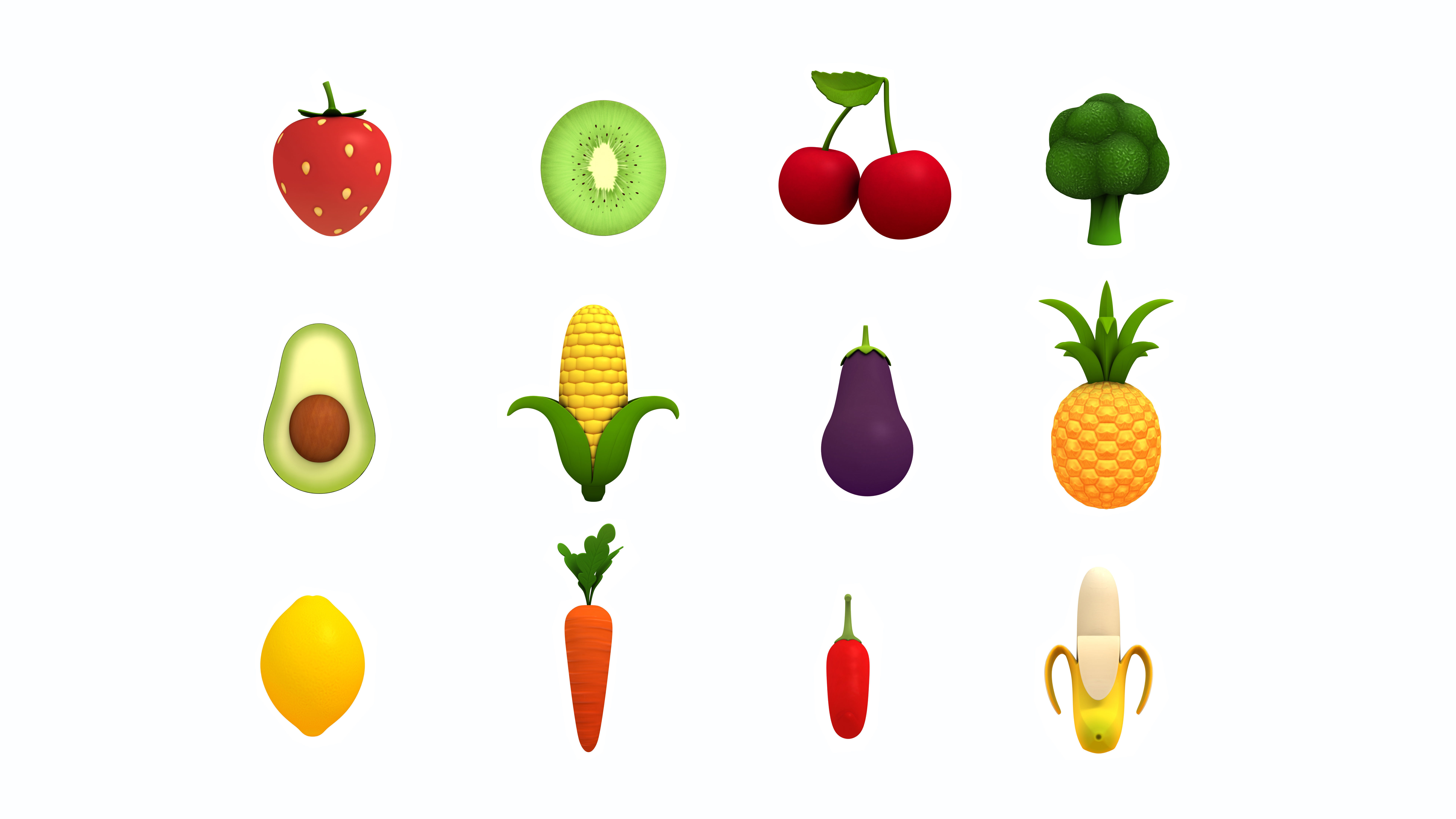 Cartoon Food Pack 4  3D model_1