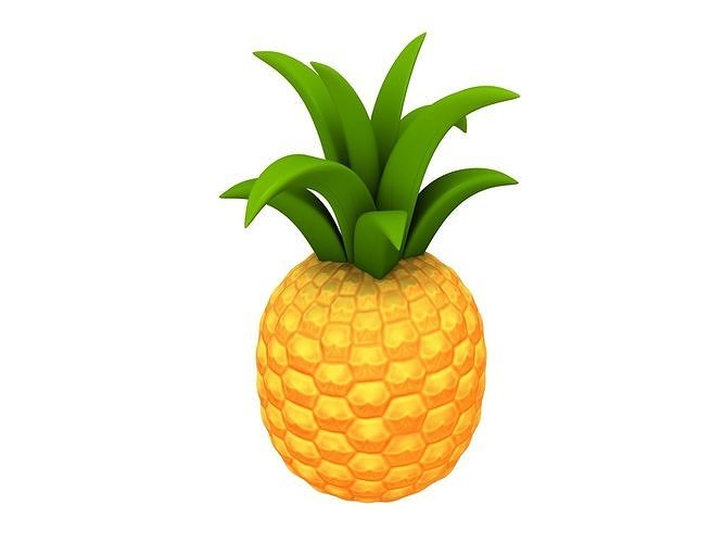 Cartoon Food Pack 4  3D model 4