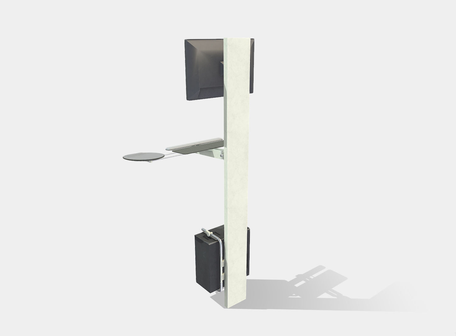 Digital Kiosk  Low-poly 3D model_2