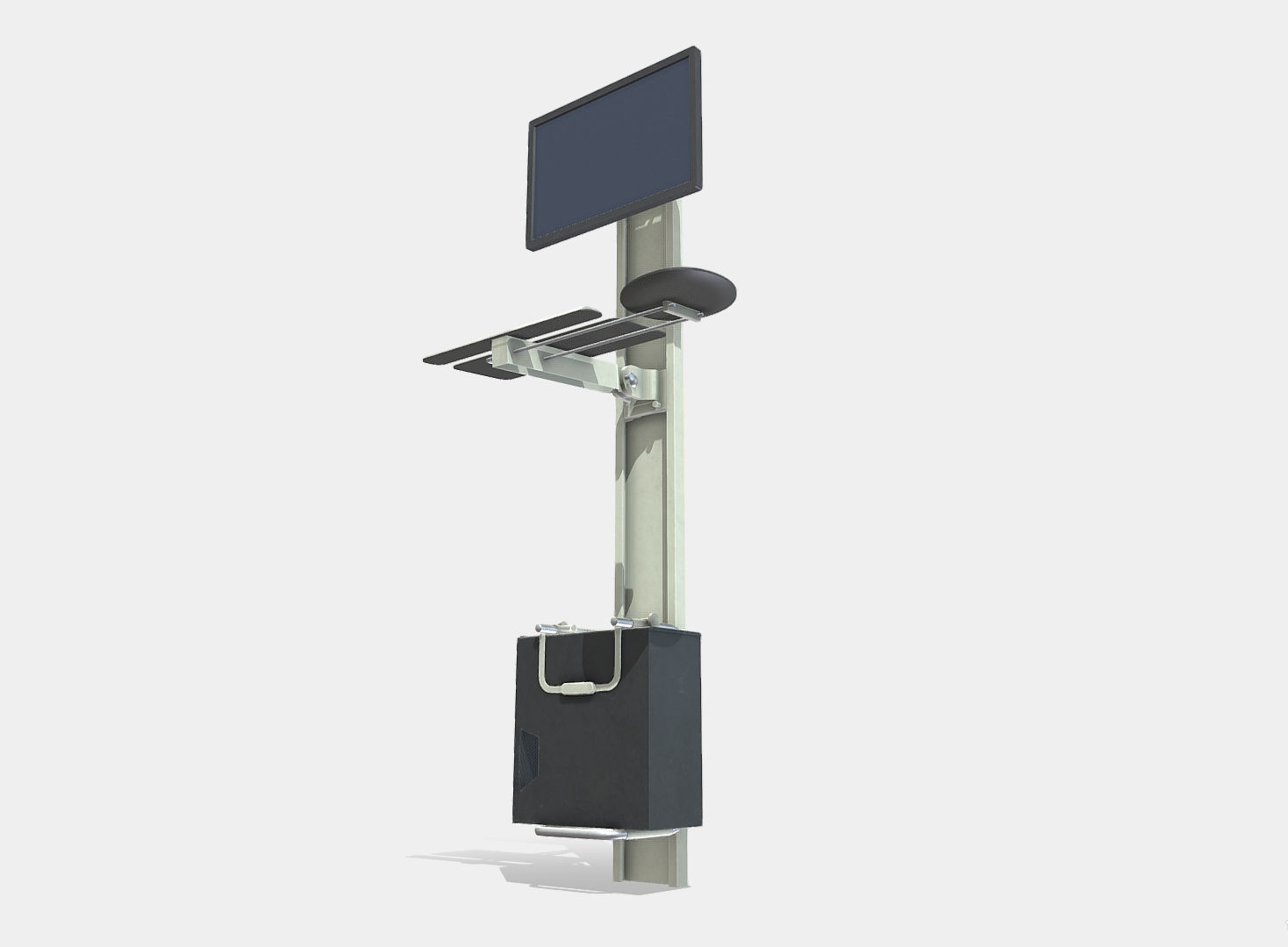 Digital Kiosk  Low-poly 3D model_4