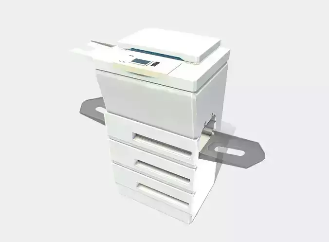 Photo Copier Low-poly 3D model