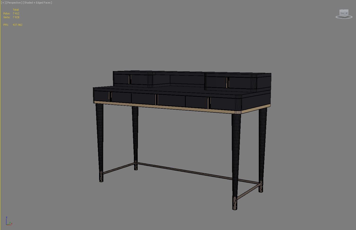  Oasis Group Dama Writing Desk 3D model_3