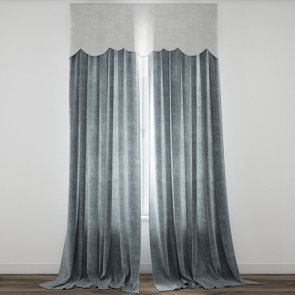 Curtain 72 3D model_3