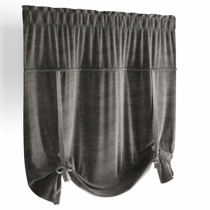 Roman blinds 19 3D model_1