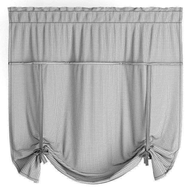 Roman blinds 19 3D model_6
